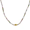 Margaret Solow – Multi Tourmaline and Marquise Bead Necklace