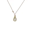 Margaret Solow – Rainbow Moonstone & Diamond Necklace