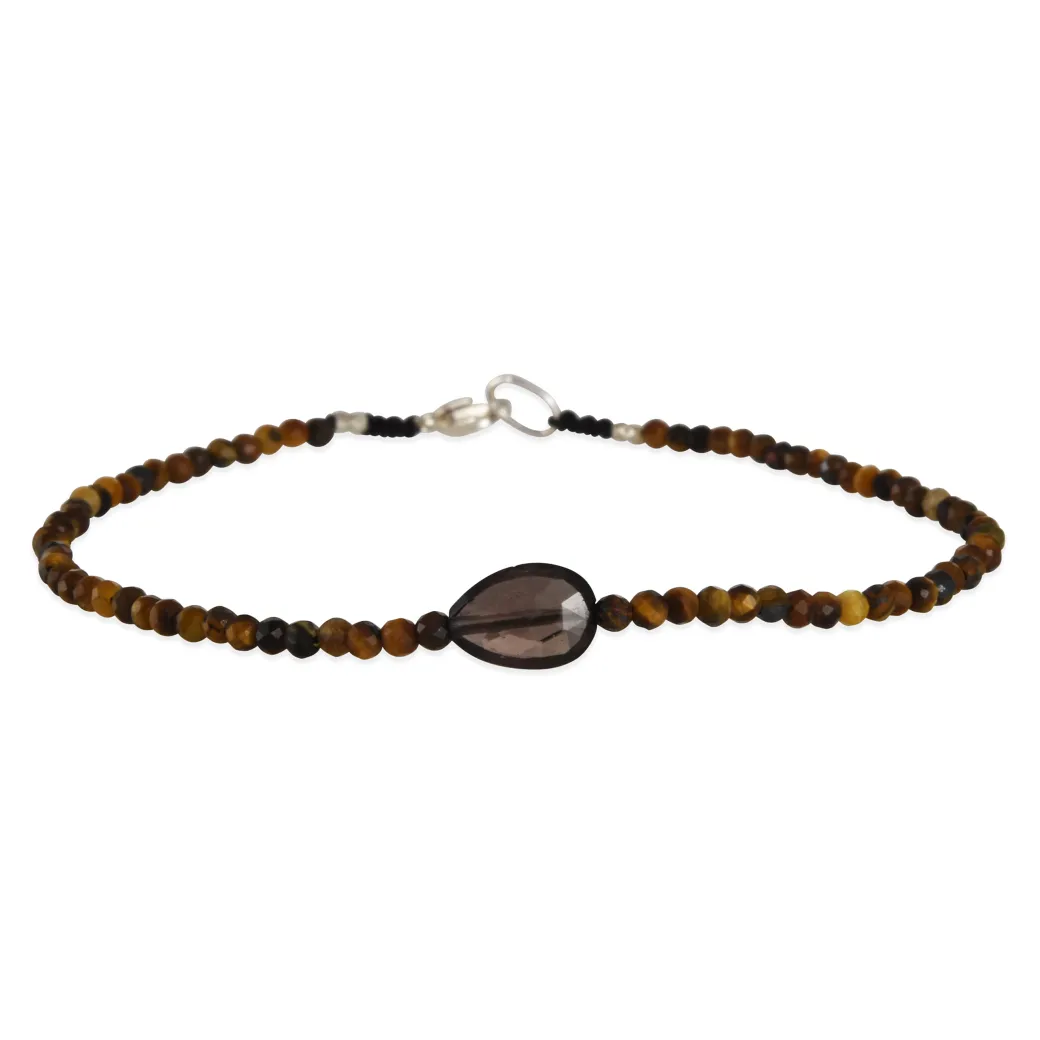 Margaret Solow – Teardrop Tourmaline & Cat’s Eye Bracelet
