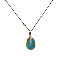 Margaret Solow – Turquoise and Diamond Necklace