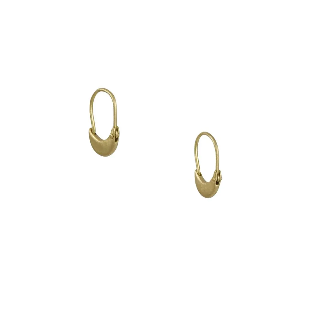 Marian Maurer – Zoe Hoop Earrings – 18k Yellow Gold