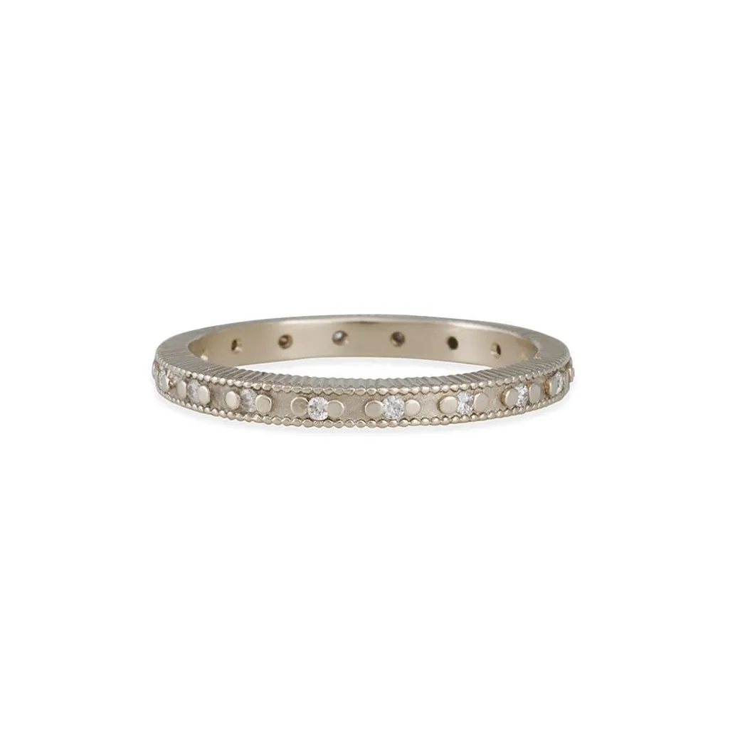 Megan Thorne - Ribbed Eternity Band