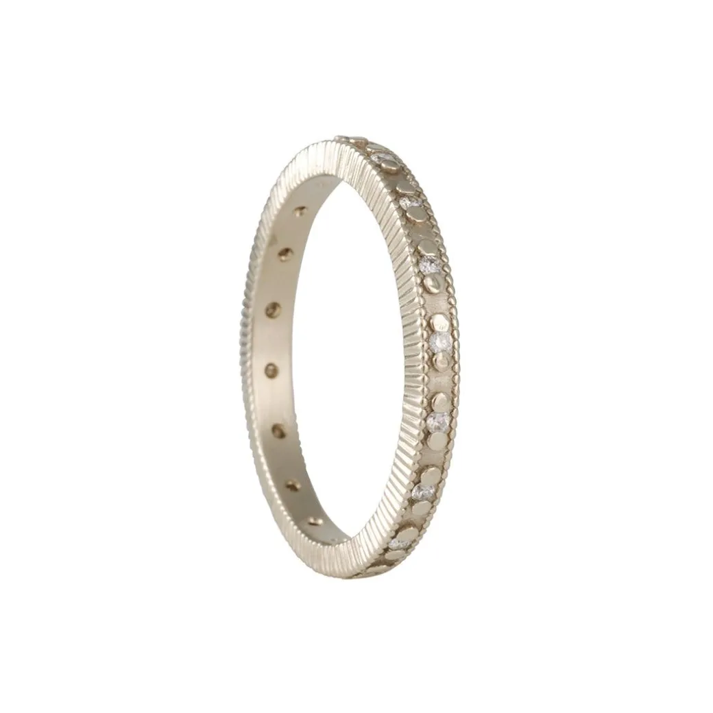 Megan Thorne - Ribbed Eternity Band