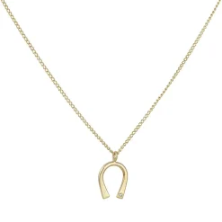 Melissa Joy Manning - Horseshoe with Diamond Necklace