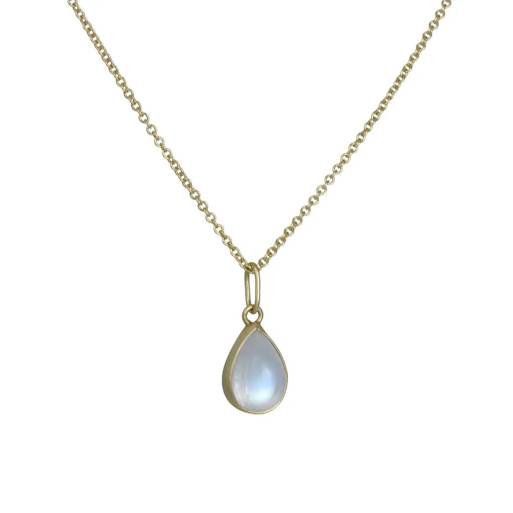 Monica Marcella – Teardrop Moonstone Pendant