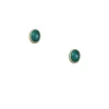 Monica Marcella – Zambian Emerald Stud Earrings