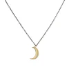 Philippa Roberts - Crescent Moon Necklace with Diamond