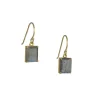 Philippa Roberts - Faceted Rectangular Labradorite Earrings