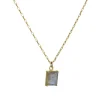 Philippa Roberts - Faceted Rectangular Labradorite Necklace