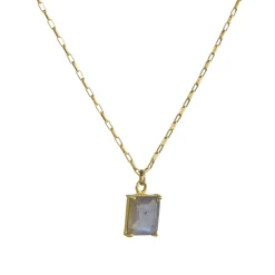 Philippa Roberts - Faceted Rectangular Labradorite Necklace