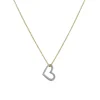 Philippa Roberts - Open Heart Two Tone Necklace