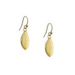 Philippa Roberts - Small Petal Drop Earrings in Vermeil