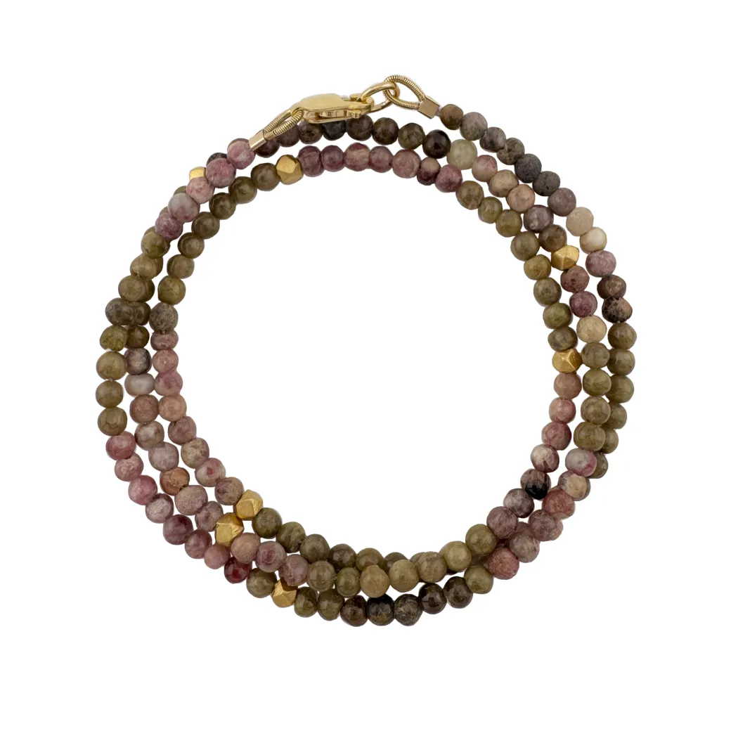 Philippa Roberts – Tourmaline Triple Wrap Bracelet