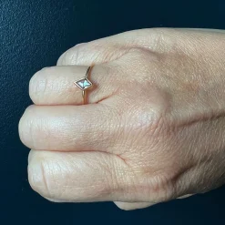 Rebecca Overmann - Diamond Bevel Stacking Ring