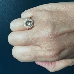 Rebecca Overmann - Double Halo Diamond Ring