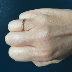 Rebecca Overmann - Four Section Pave Water Band