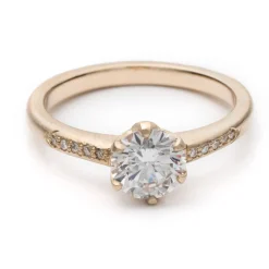 Rebecca Overmann - Six Prong Diamond Solitaire