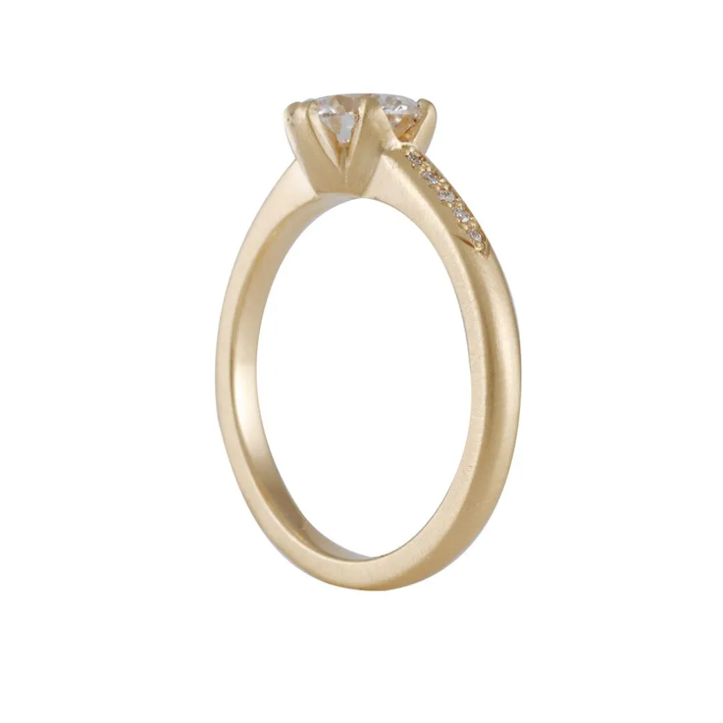 Rebecca Overmann - Six Prong Diamond Solitaire