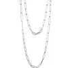 Sarah McGuire – Long Randoms Necklace - Sterling Silver