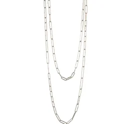 Sarah McGuire – Long Randoms Necklace - Sterling Silver
