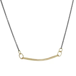 Sarah McGuire – Mixed Metal Diamond Pavé Swing Necklace