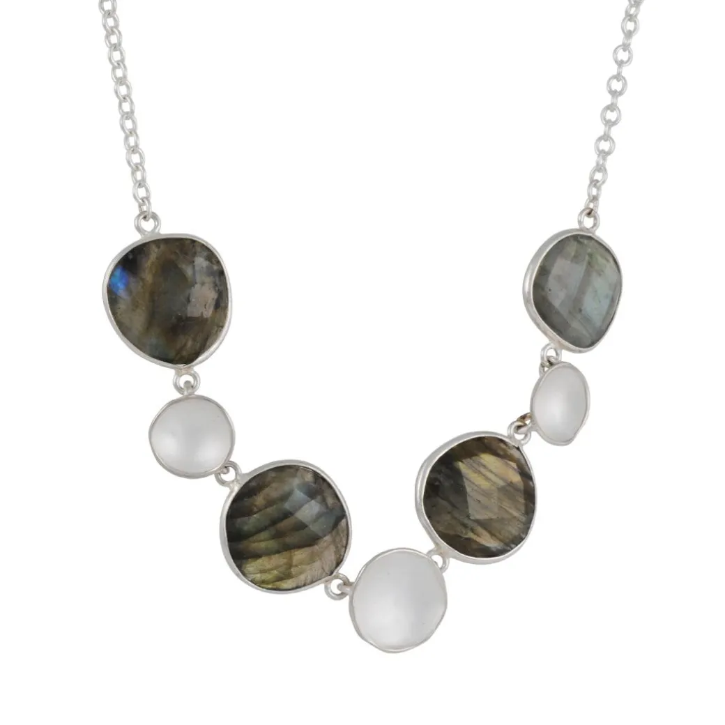 Sarah Richardson - Labradorite Stepping Stone Necklace