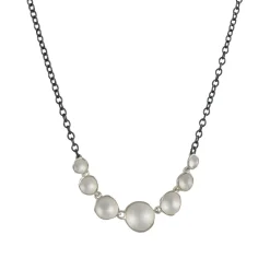 Sarah Richardson - Medium Gradient Dishy Pod Necklace Sterling Silver