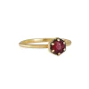 Satomi Kawakita - 4.5mm Ruby Hexagon Ring