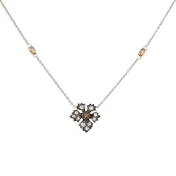 Sethi Couture - Enchanted Garden Necklace in White Gold