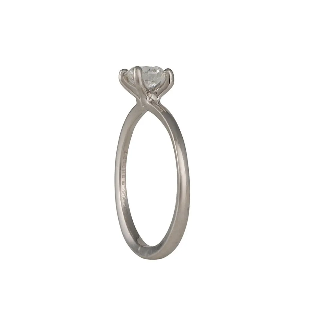 Sholdt Design - Petite Prong with .61ct Diamond in Platinum