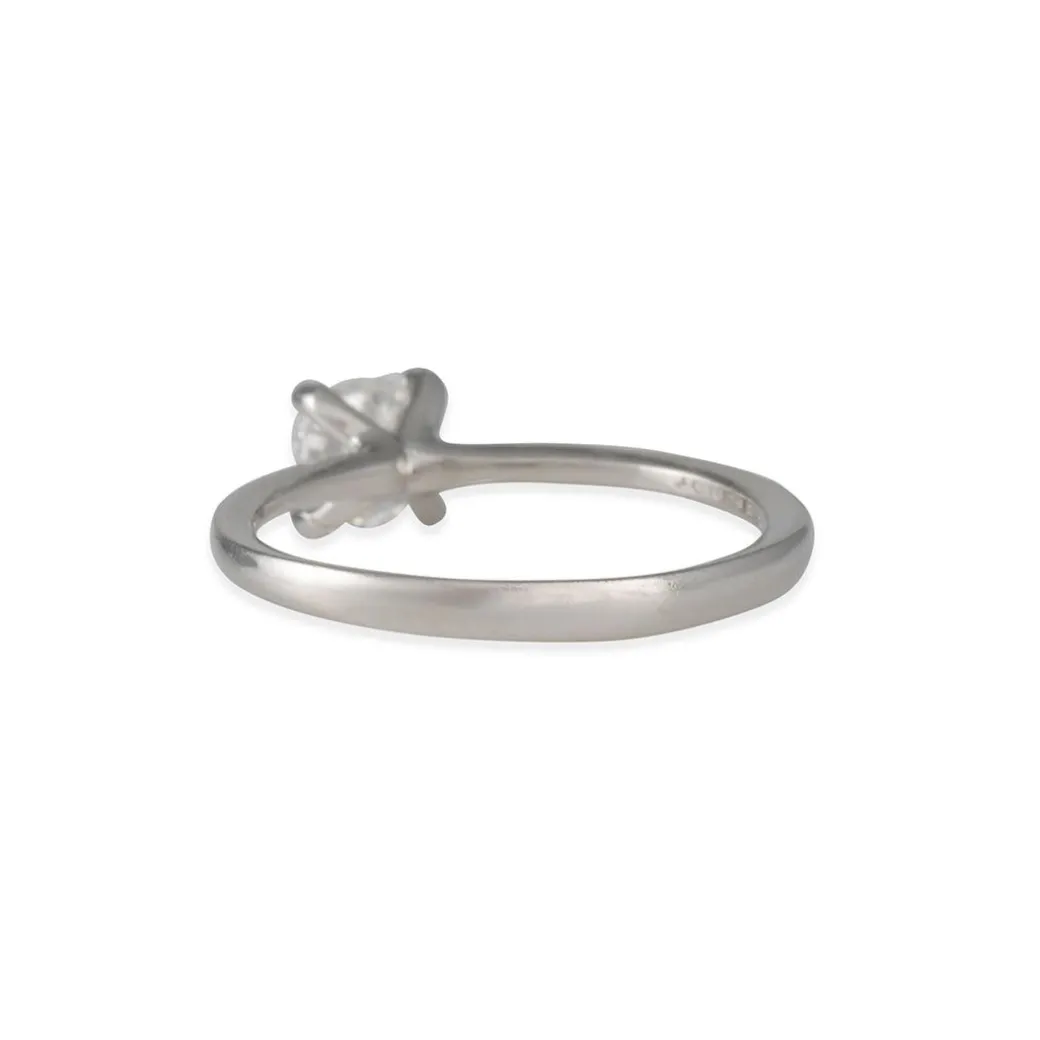 Sholdt Design - Petite Prong with .61ct Diamond in Platinum