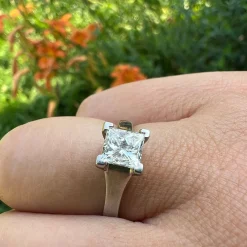 Sholdt Designs - 1.07ct Princess Cut Diamond Ring