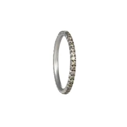 Sofia Kaman - Champagne Diamond Platinum Eternity Band