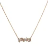 Suzanne Kalan - Mixed Bar Necklace in 14K Rose Gold