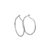 Tashi - 22mm hammered hoops in Sterling Silver