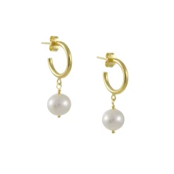 Tashi - Vermeil Pearl Earring
