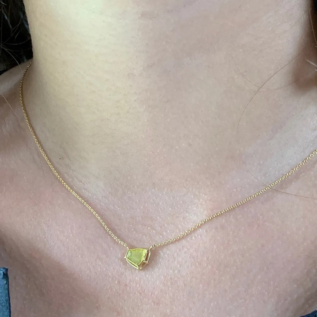 Tura Sugden - One of a Kind Diamond Slice Necklace