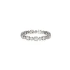 Varna - Geometric Diamond Eternity in 18k white gold