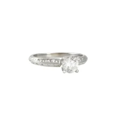 Varna - Knife Edge .63ct Diamond Ring in 18k white gold