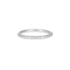 Varna - Petite Engraved Round Band in 18k white gold