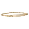 Zoe Chicco - Hollow Curb Diamond ID Bracelet