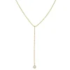 Zoe Chicco - Diamond Lariat Necklace on 14K Gold Chain