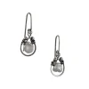 Zuzko Jewelry - Sterling Silver Horseshoe Earrings in Pearl